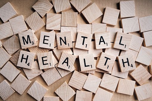 mental health charities blocks with letters